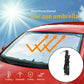 Protection solaire pour pare-brise de voiture.