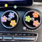 Fleur mignonne : Décoration aromathérapie parfumée pour voiture